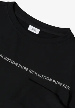 Langarmshirt mit Wording