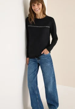 Langarmshirt mit Wording