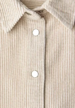 Lange Cord Hemdbluse