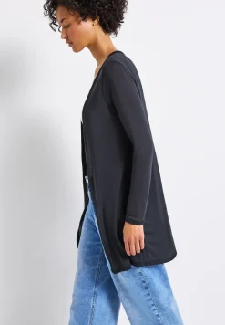 Lange offene Jacke