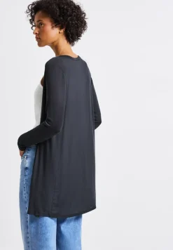 Lange offene Jacke