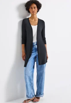 Lange offene Jacke