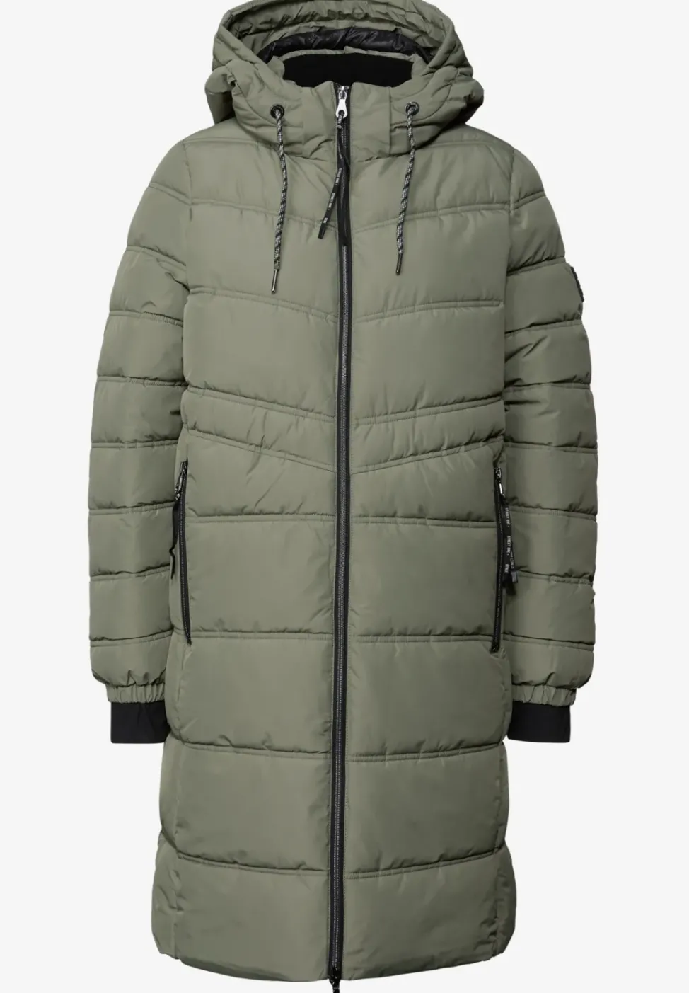 Lange Steppjacke