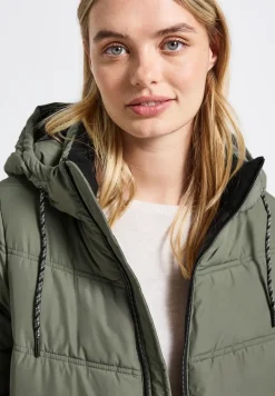 Lange Steppjacke