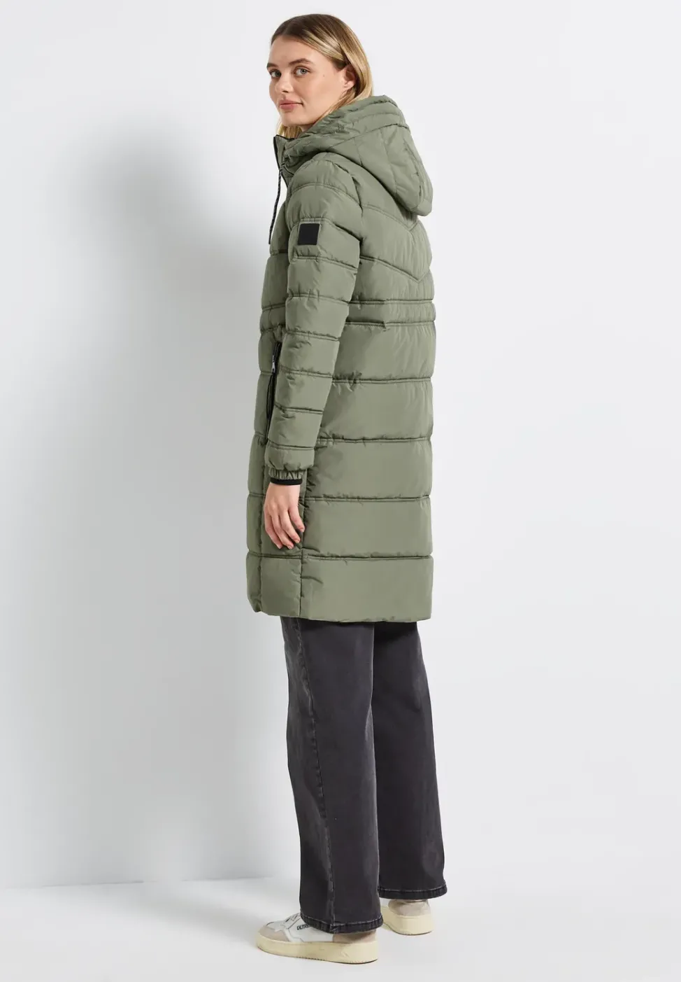Lange Steppjacke