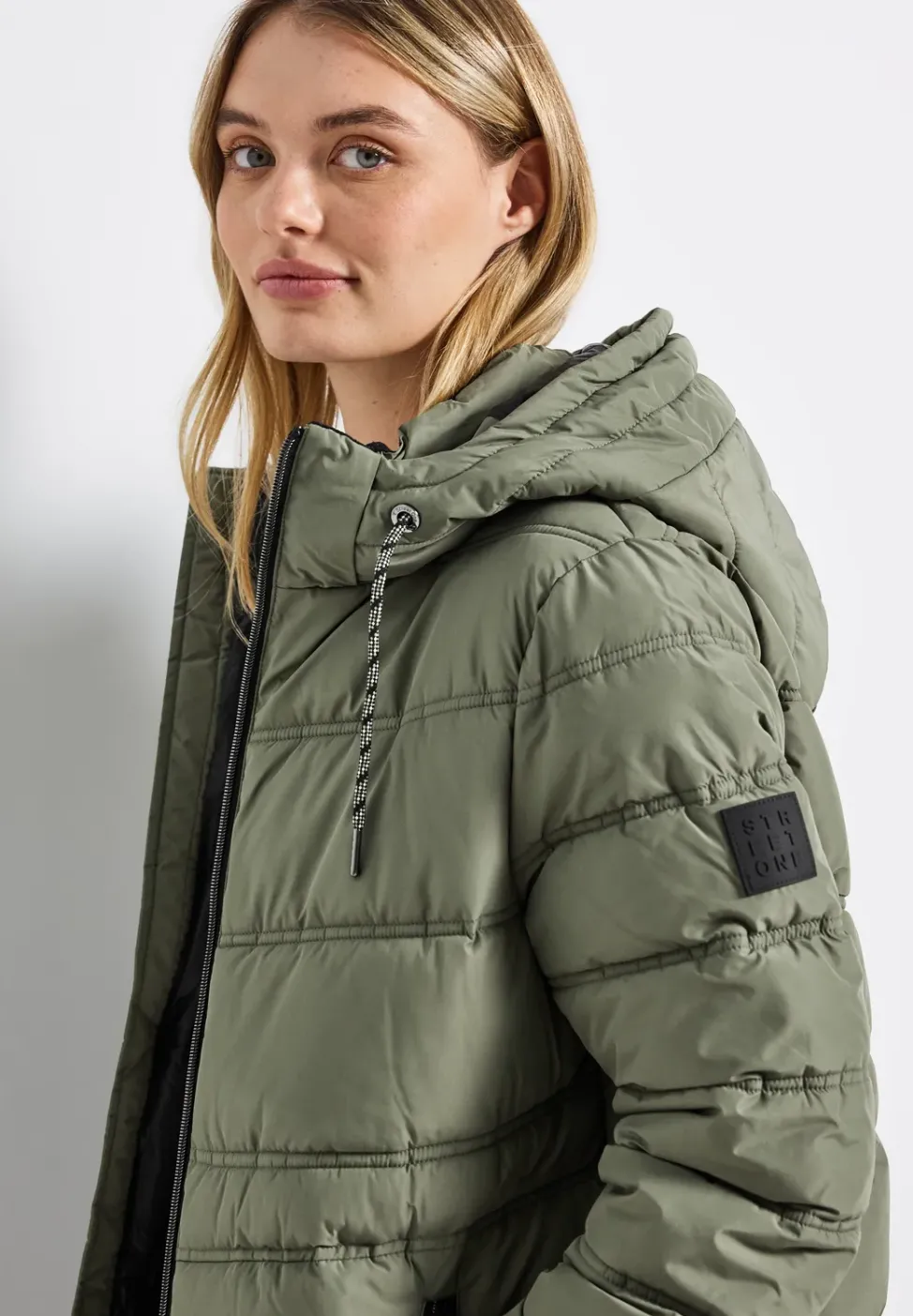 Lange Steppjacke