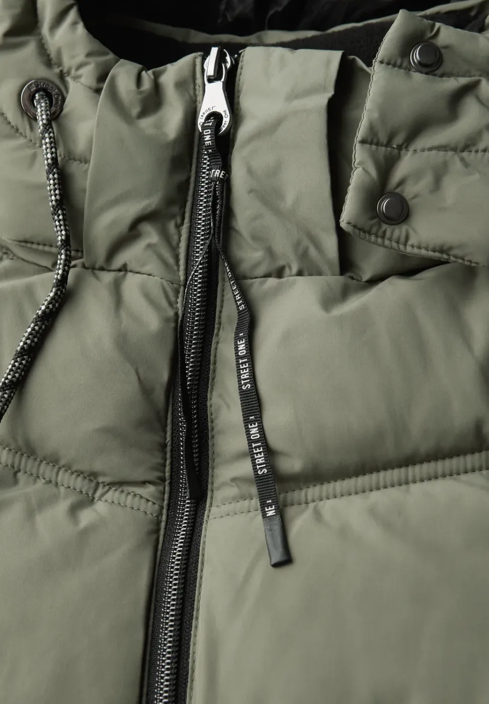 Lange Steppjacke