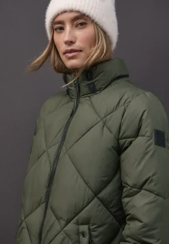 Lange Steppjacke