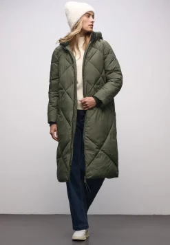 Lange Steppjacke