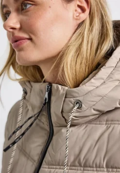 Lange Steppjacke