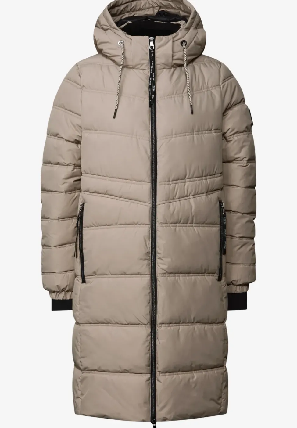 Lange Steppjacke