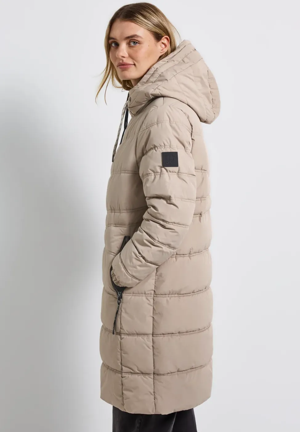 Lange Steppjacke