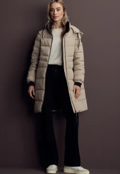 Lange Steppjacke