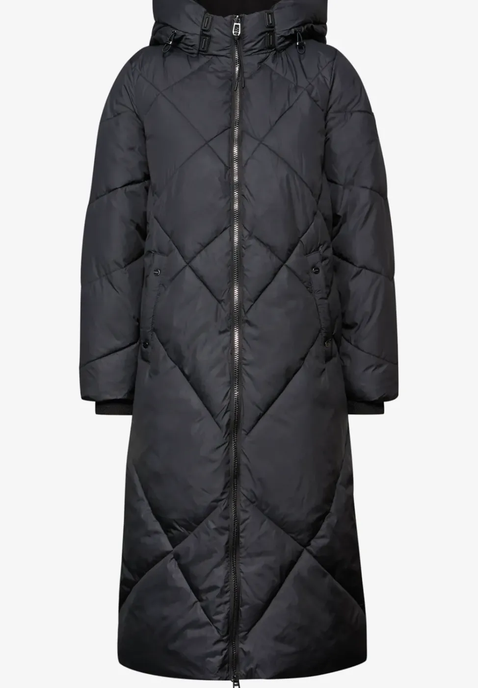Lange Steppjacke
