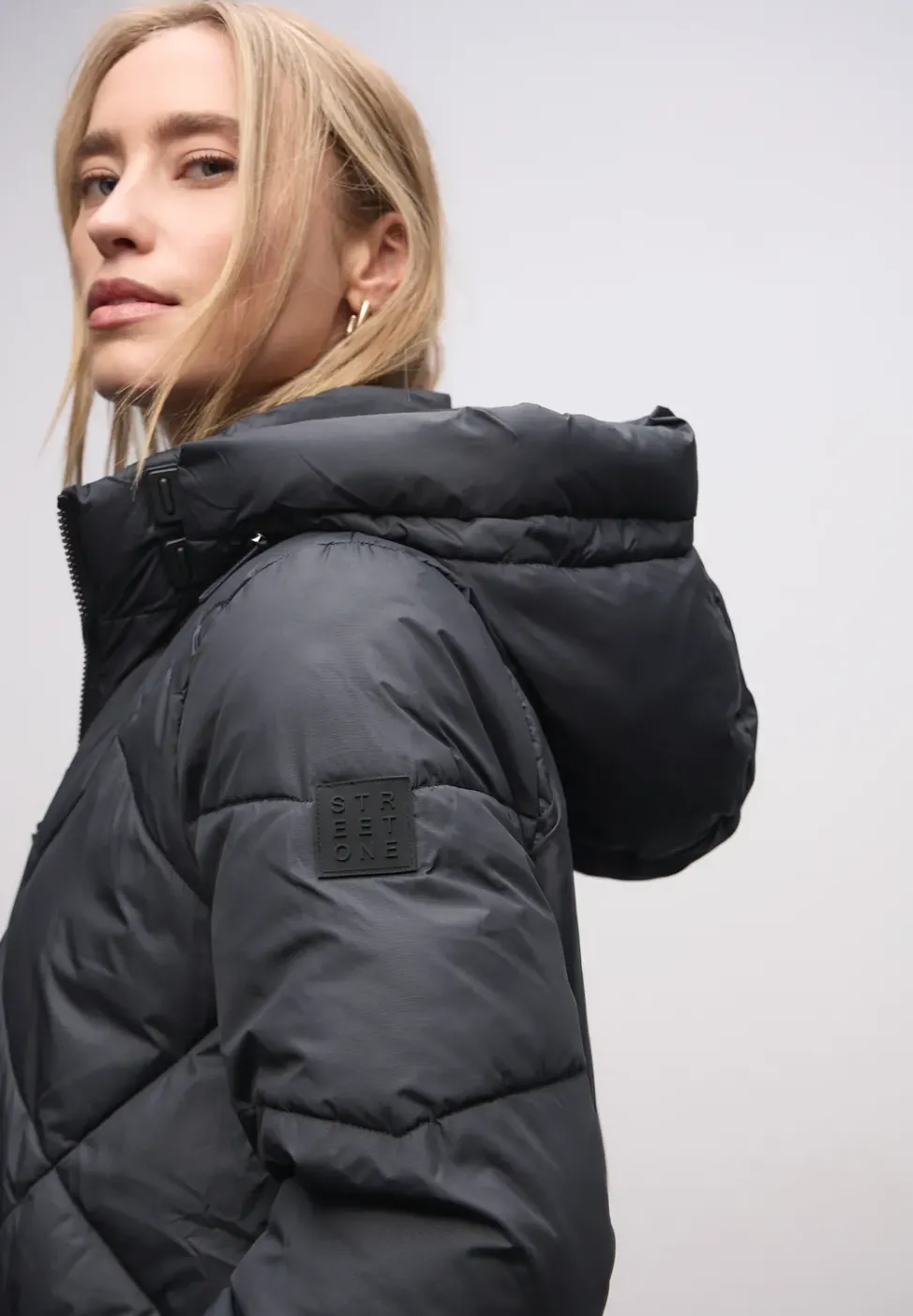 Lange Steppjacke