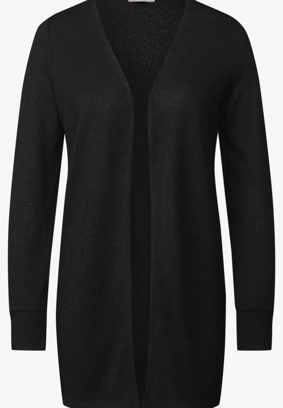 Lange Strick-Look Jacke