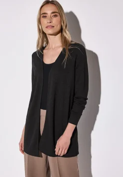 Lange Strick-Look Jacke