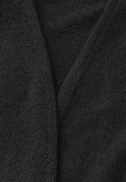 Lange Strick-Look Jacke