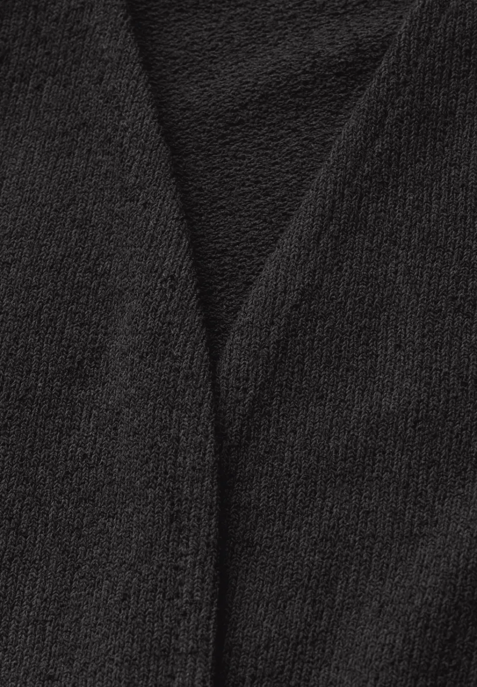 Lange Strick-Look Jacke
