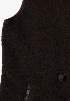Lange Teddy-Weste