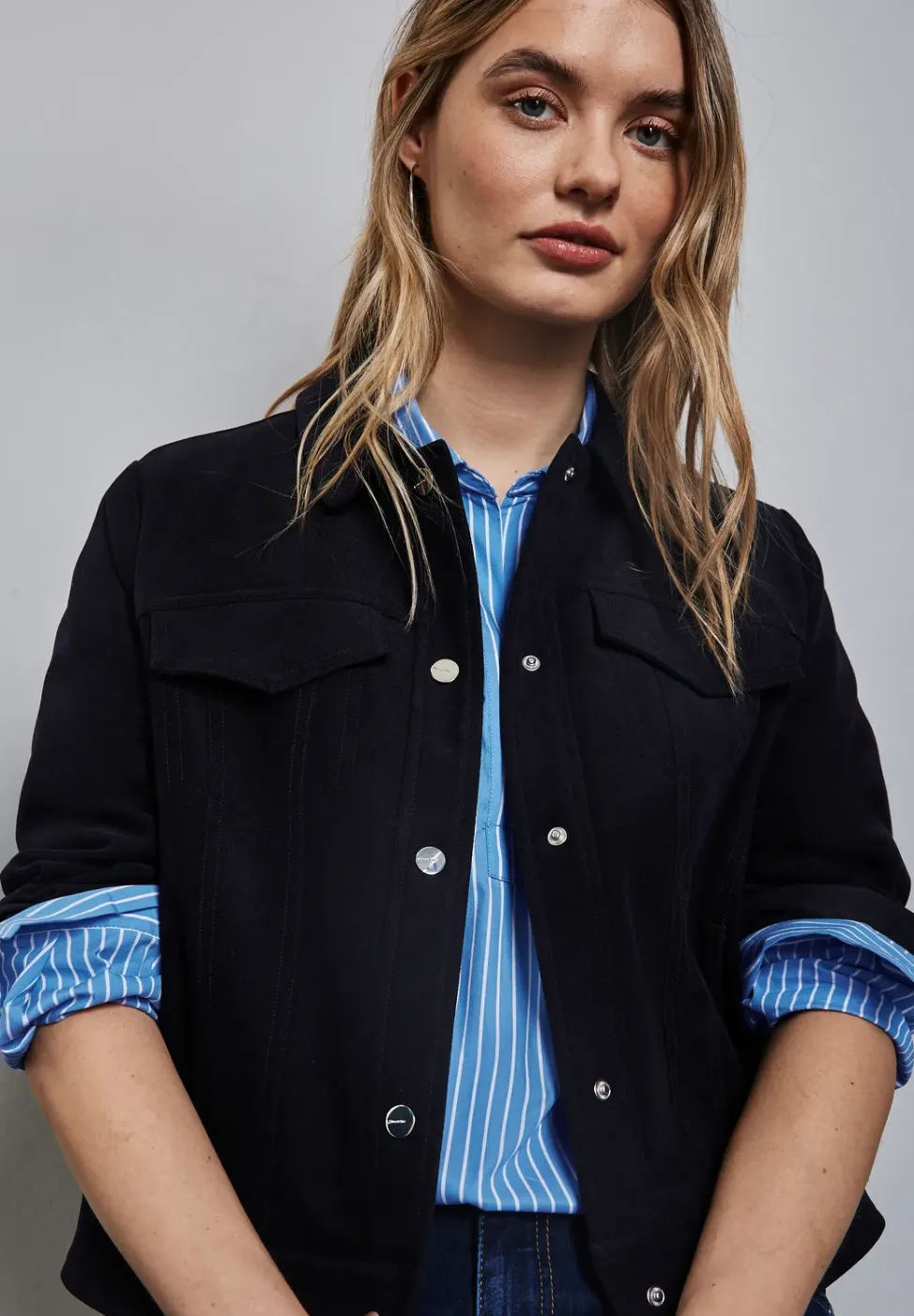 Lange Business-Bluse