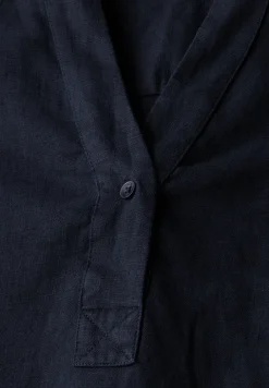 Lange Leinenbluse
