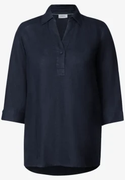Lange Leinenbluse