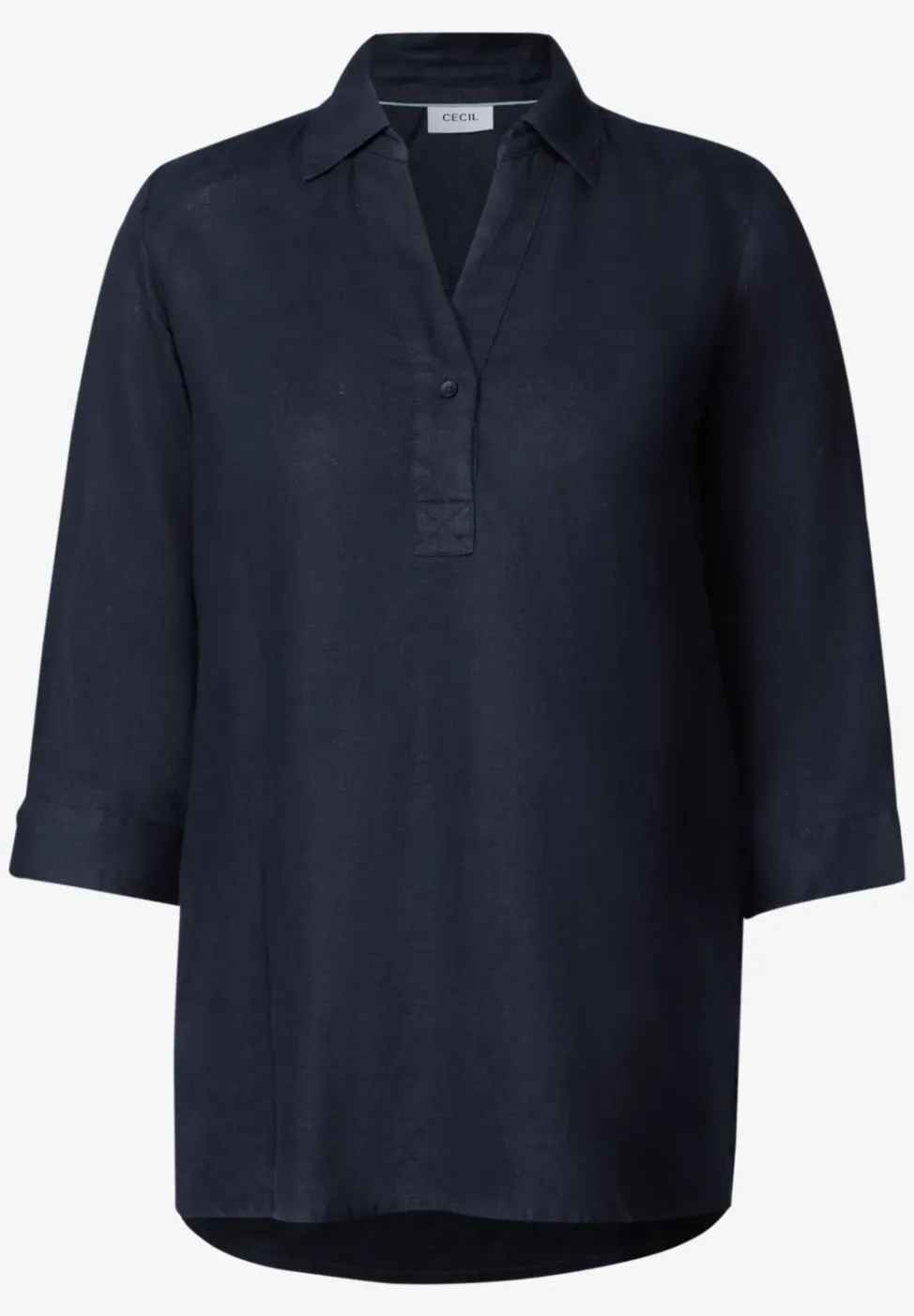 Lange Leinenbluse