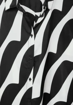 Lange Printbluse
