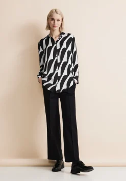 Lange Printbluse