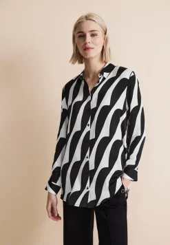 Lange Printbluse