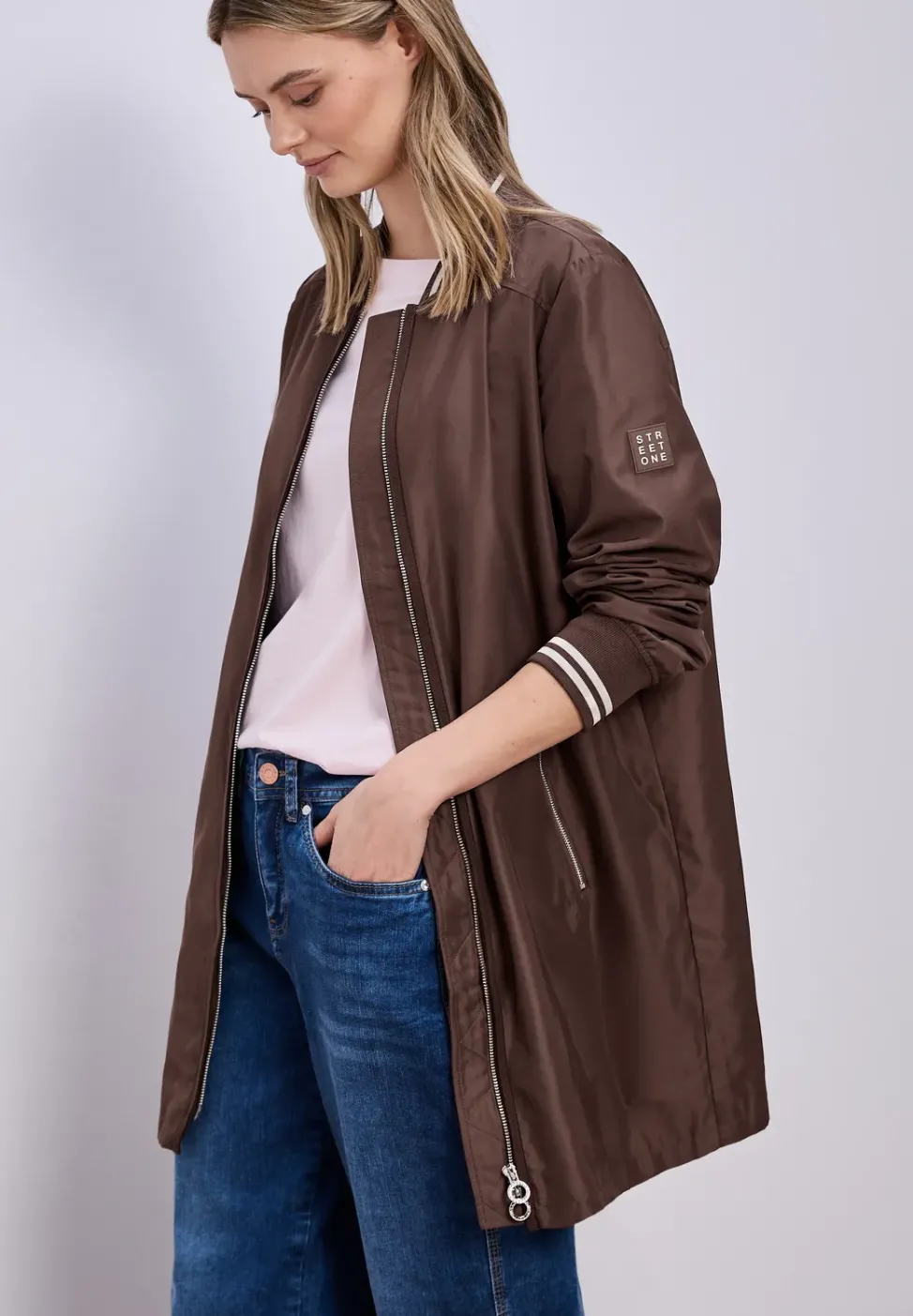 Langer Blouson