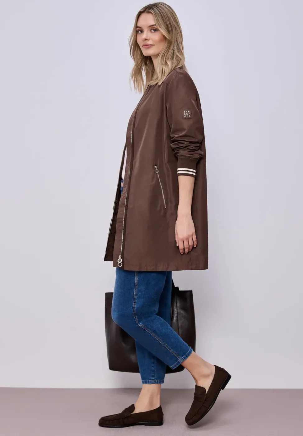 Langer Blouson