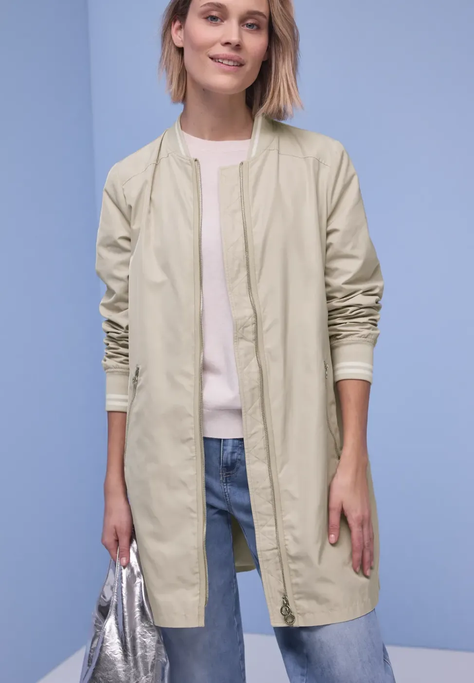 Langer Blouson