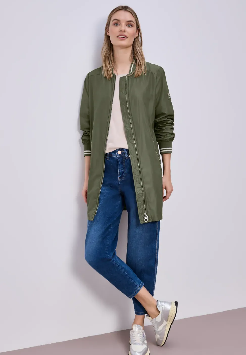Langer Blouson
