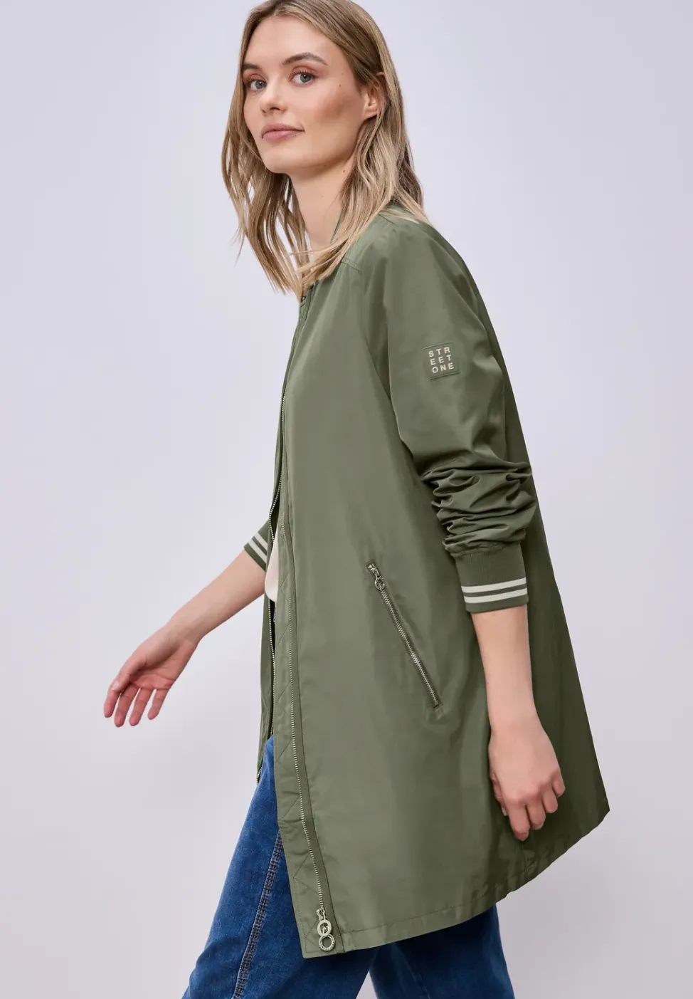 Langer Blouson