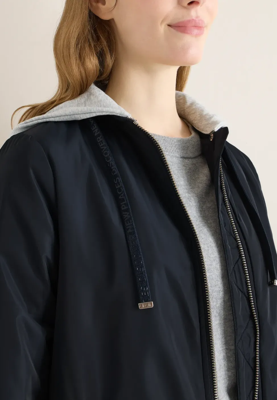 Langer Blouson