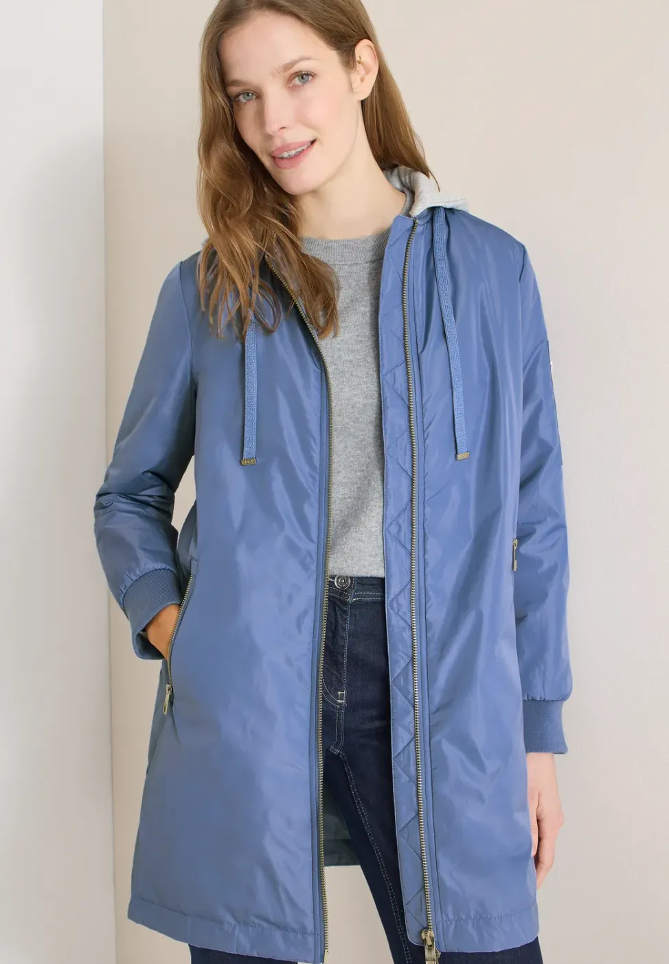 Langer Blouson