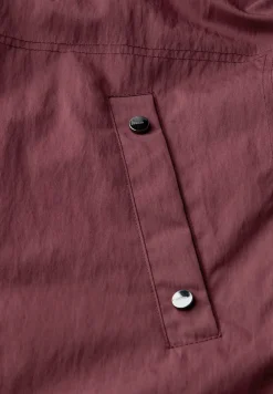 Langer Blouson mit Kapuze