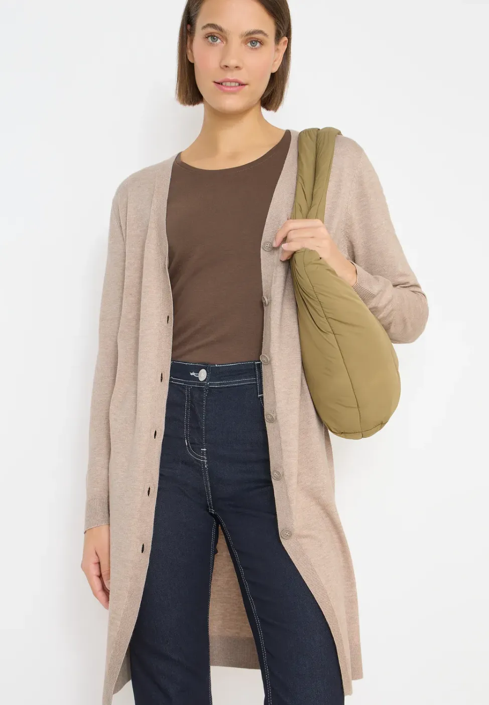 Langer Cardigan