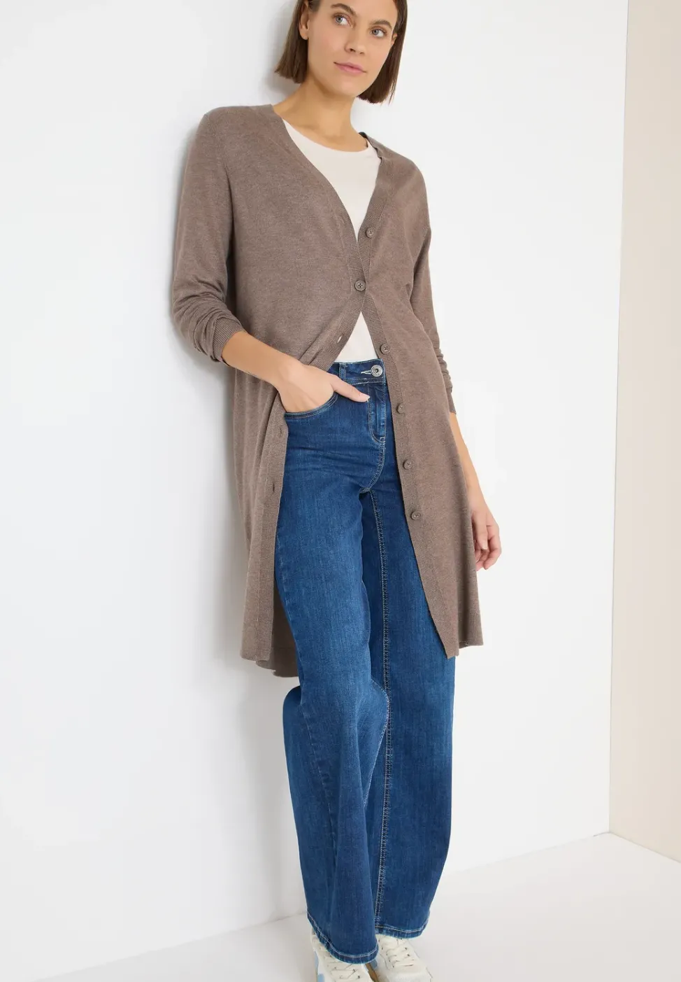 Langer Cardigan
