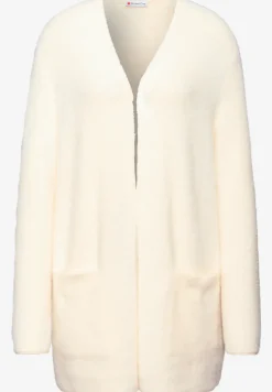 Langer Federgarn Cardigan