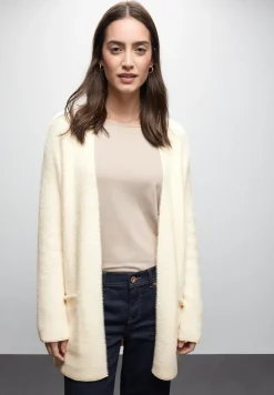 Langer Federgarn Cardigan