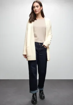 Langer Federgarn Cardigan
