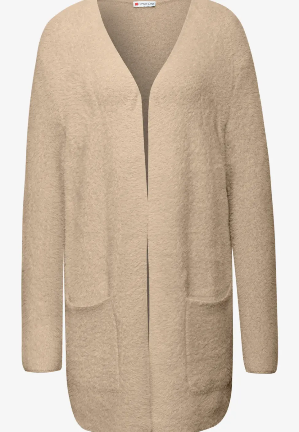 Langer Federgarn Cardigan