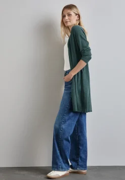 Langer Feinstrickcardigan