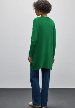 Langer Feinstrickcardigan