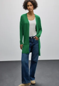 Langer Feinstrickcardigan