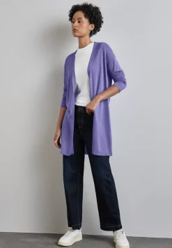 Langer Feinstrickcardigan