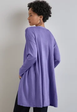 Langer Feinstrickcardigan
